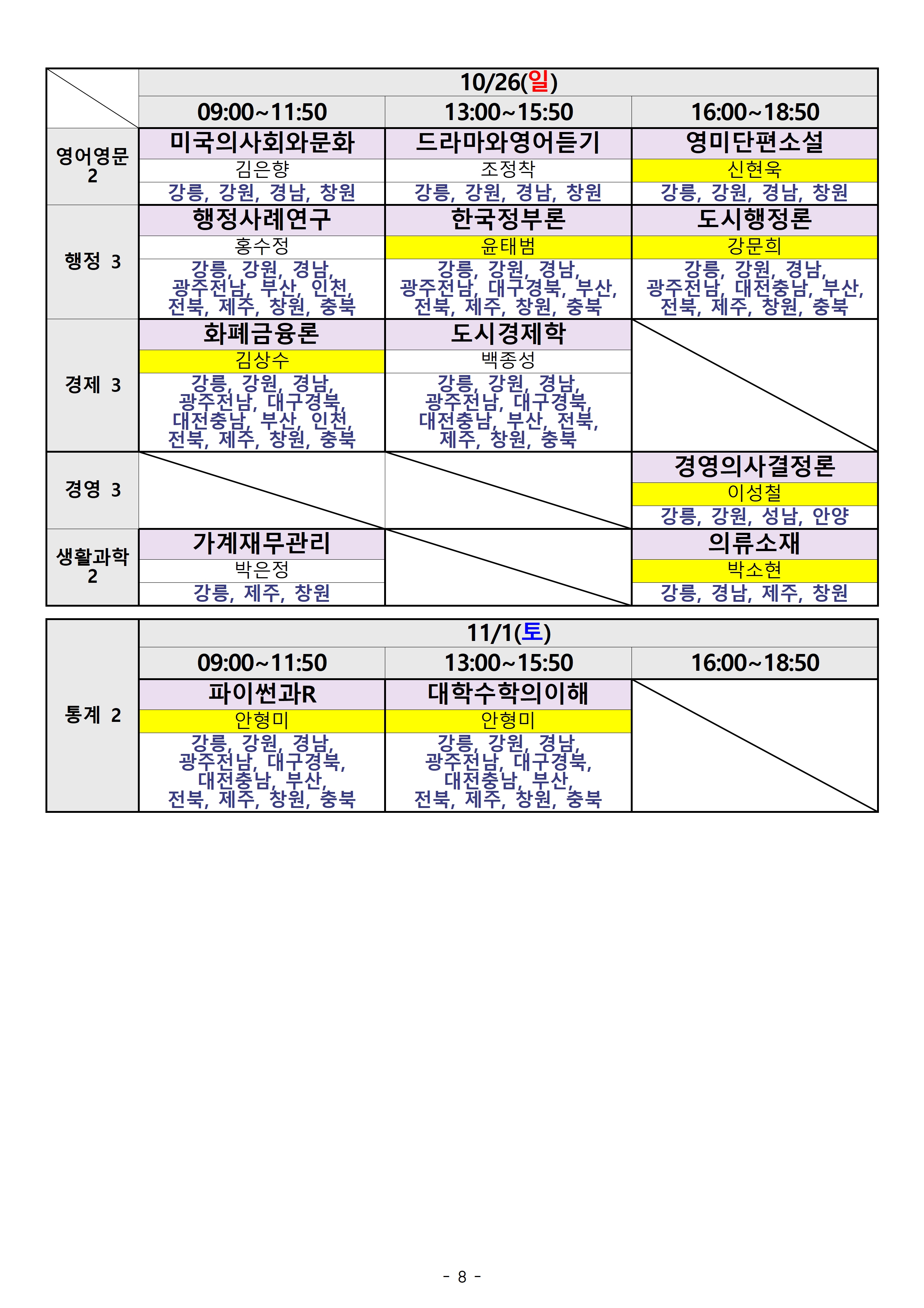 울산) 2025.2학기 출석수업 시간표(지역통합)008.jpg