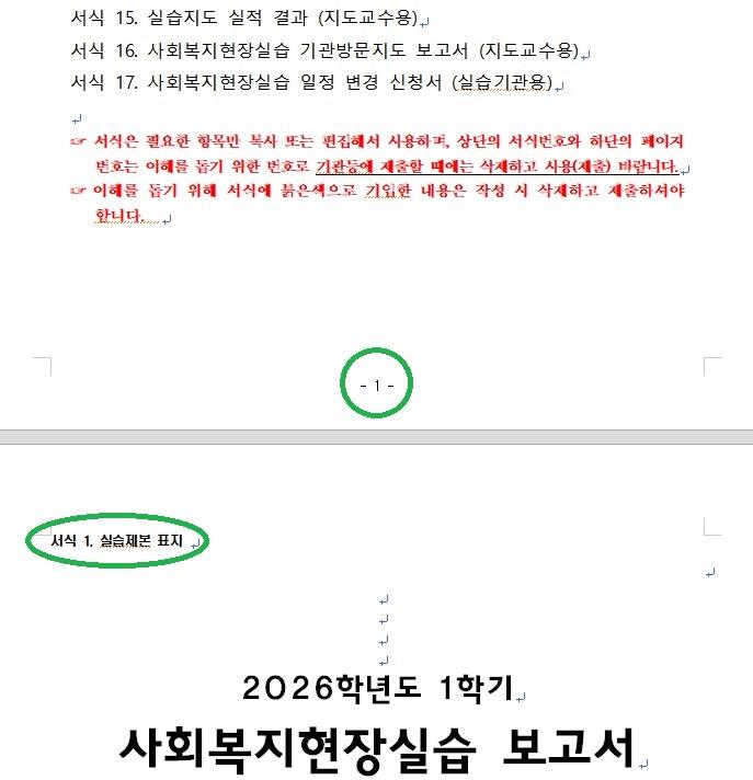 사회복지현장실습보고서 관련